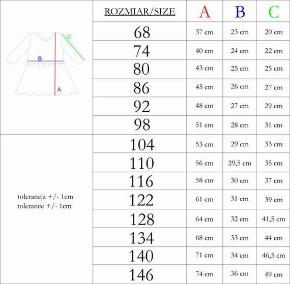 212169 Vestido de niña Tola Nicol - 100% algodón, manga larga, volantes, confección pulida