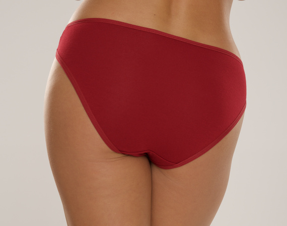 004 Limited Braga de mujer De Lafense - clásica, tiro bajo, viscosa - burdeos