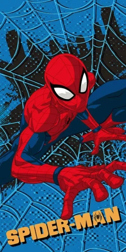 Spider-Man toalla de playa azul Para la playa, piscina Jerry Jabrics