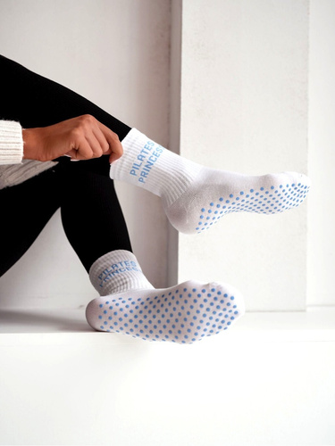 Calcetines Pilates Princess 1658-001 ABS Milena antideslizantes white 2