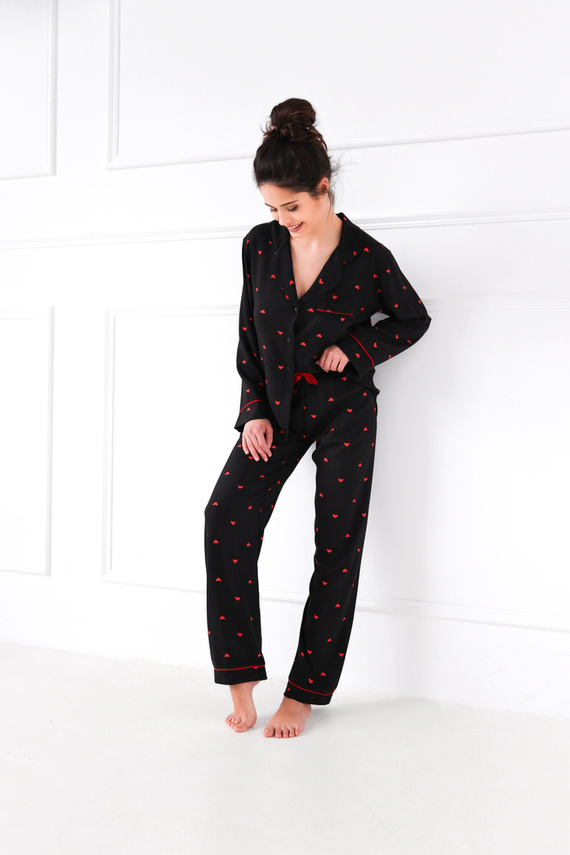 Rolling In Love Sensis pijama de mujer - negro