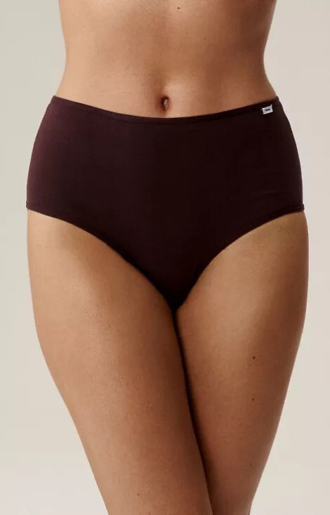 3CLP-011/Z25 Maxi Braga de mujer Atlantic beige-vino-morado - algodón, 3 pzs.