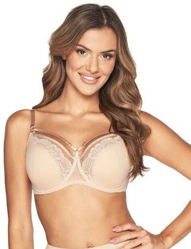BC-928 Isla Sujetador semiacolchado Kinga- piel/beige