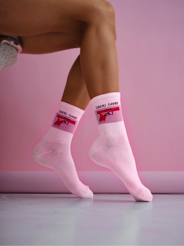 Gang Gang Milena 0200-226 calcetines mujer algodón estampado