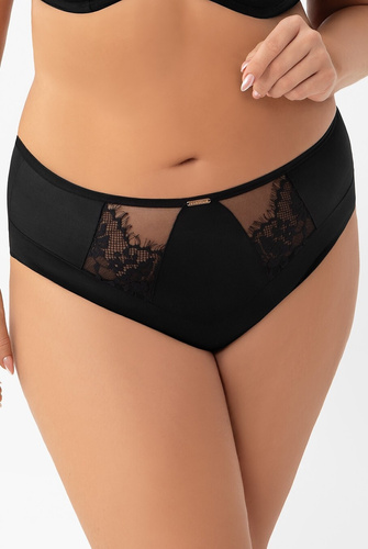 Figs K 938 Evia Gorsenia negro - braga elegante con bordado para un conjunto