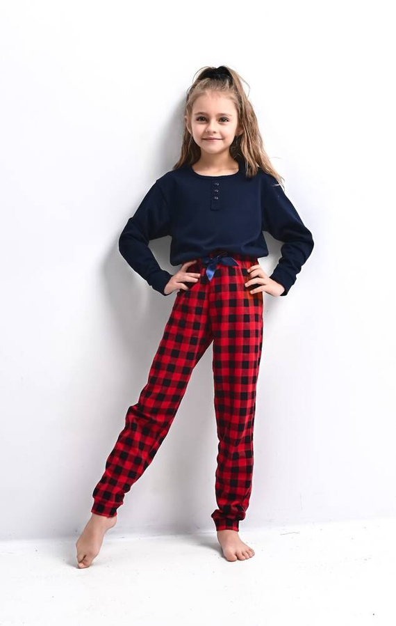Bonnie Kids Sensis pijama de niña - azul marino