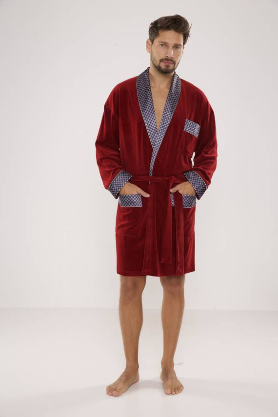 772 Bata de hombre Bonjour forex - granate