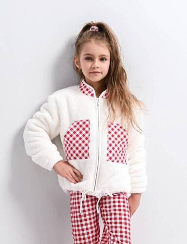 Perfect Kids Sensis sudadera para niños - crema-rojo