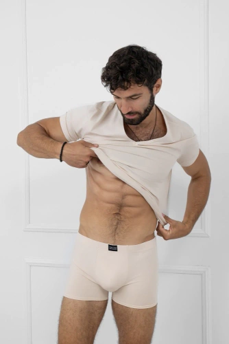 Calzoncillos Apollo hombre Italian Fashion beige - algodón, corte elástico