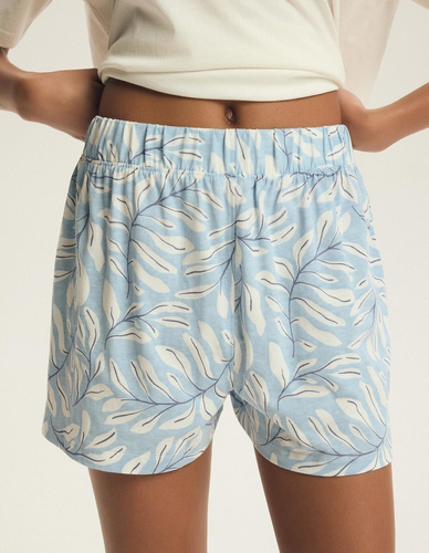 Pijama 44485 Estes Henderson – 100% algodón, bordado floral, manga corta