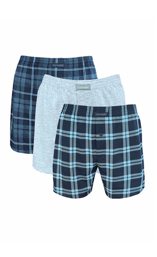 Bóxers 945/13 Cornette para hombre, de algodón, bóxers sueltos, pack de 3