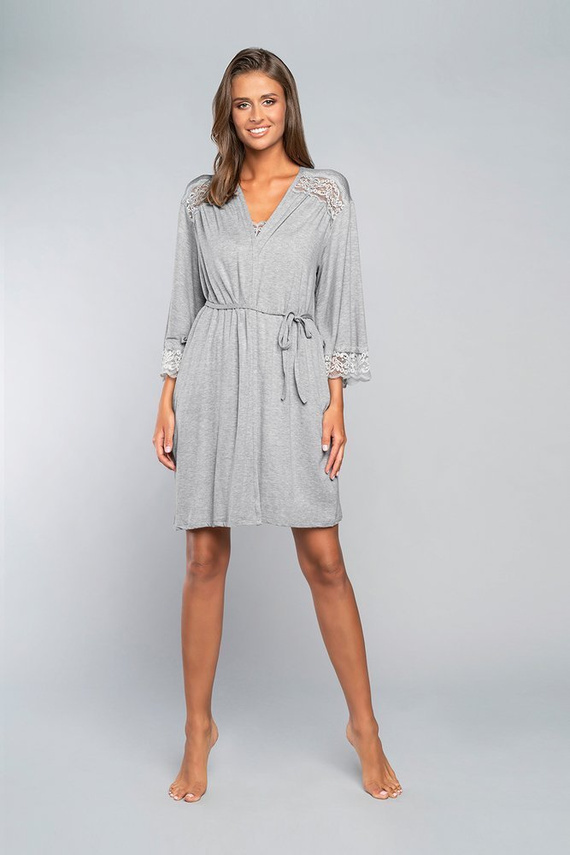 Samaria Bata Moda Italiana manga 3/4 - gris