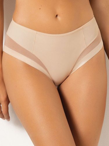 1865 Braga modeladora Todo el mundo beige - talle alto, microfibra Sielei