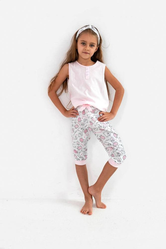 Sensis Sheena Kids Pijama de niña - rosa