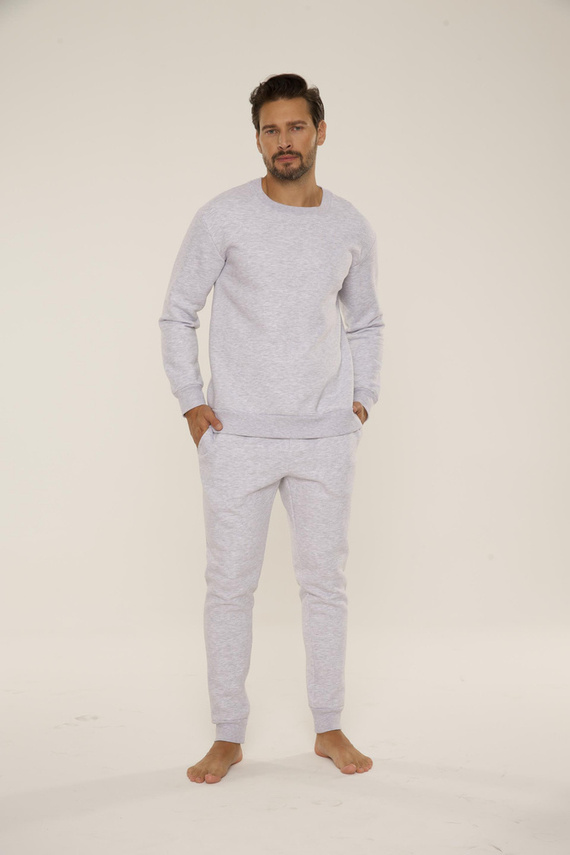 813 Indigo Chándal para hombre de De Lafense - light melange