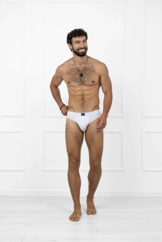 Apollo calzoncillos hombre Italian Fashion blanco - algodón, entallados, elásticos