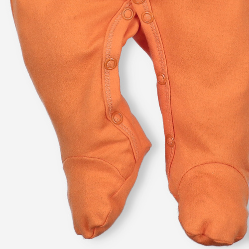 Pijama para bebé NINI ABN-3964 naranja 100% algodón orgánico
