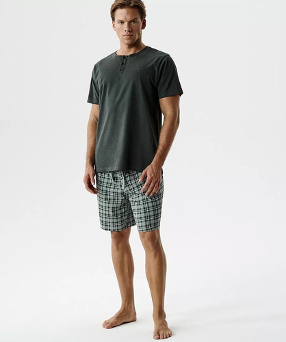 NMP-401 Pijama Hombre Verano 100% Algodón Peach