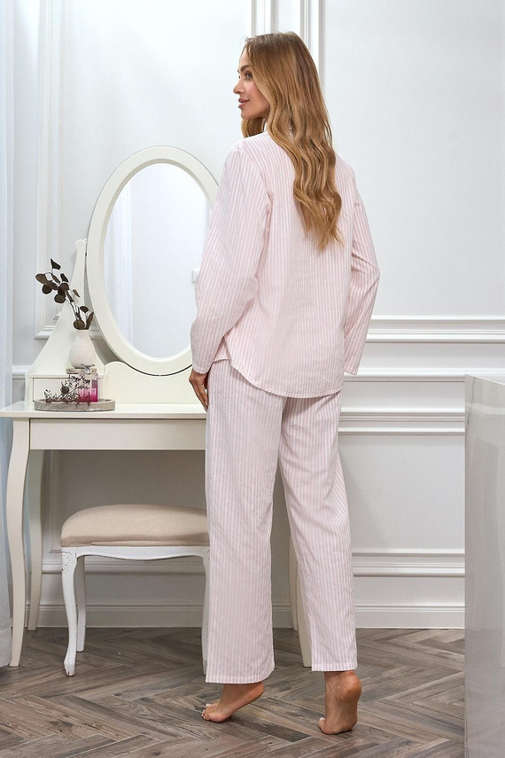 Pijama 2613 L&L algodón ligero con botones cómodo mujer