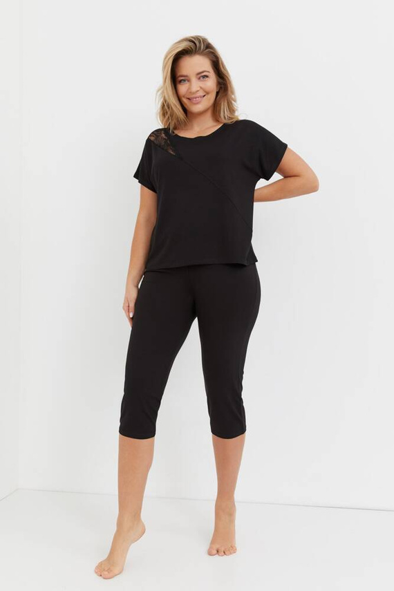 740 Pijama de mujer Velar Forex - negro