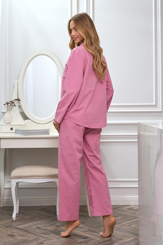 Pijama 2613 L&L algodón ligero con botones cómodo mujer