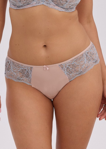 Braguita brasileña Gaia GFB 1371 Cameron rosa azul encaje cómoda