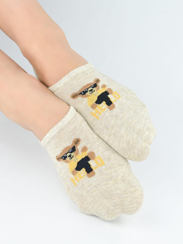 Calcetines bailarina mujer ST098 Noviti algodón invisibles silicona