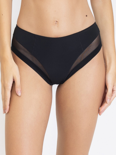 1865 Everybody shaping panties negro - tiro alto, microfibra Sielei