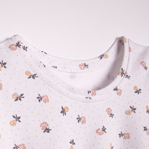 Nicol 220036 pijama niña 100% algodón suave cómoda flores
