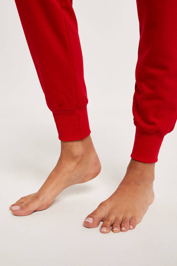 Todra Pantalones de chándal Moda Italiana- rojo
