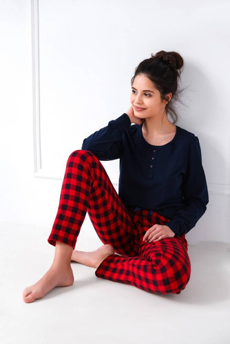 Bonnie Sensis pijama de mujer - azul marino