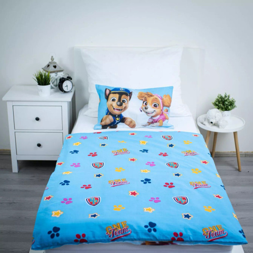 Jerry Fabrics Ropa de cama de algodón Paw Patrol PP650 100x135 40x60 Algodón