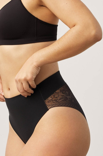19617 Ysabel Mora bragas de mujer negro - encaje, cómodo, clásico
