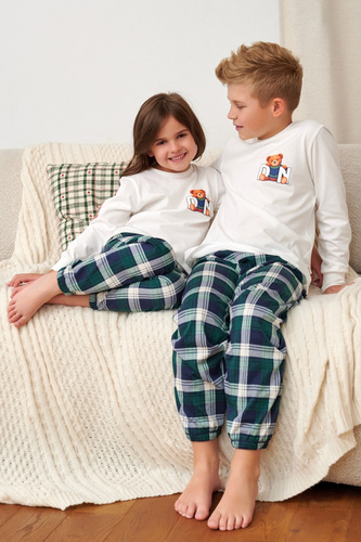Pijama infantil Doctor Nap 7515 Teddy 100% algodón manga larga