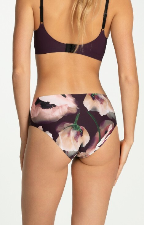 Braga de mujer Velvet Bloom Simple Classic de Julimex - estampado floral, sin costuras