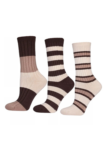 Calcetines de mujer Moraj CDC 400-513 - acanalados, de viscosa, suaves y sin compresión