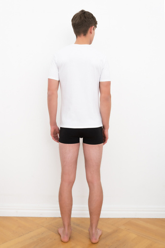 Ikar Camiseta manga corta Hombre Moda Italiana - blanco