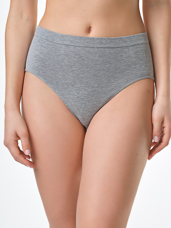 Spiman NATURE Melange Braguitas de Bambú de Cintura Alta Transpirables y Cómodas