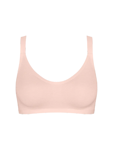 Bralette sloggi ZERO Feel Air sin costuras, ligero cherry pink