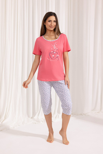 685 Pijama de señora Regina - coral