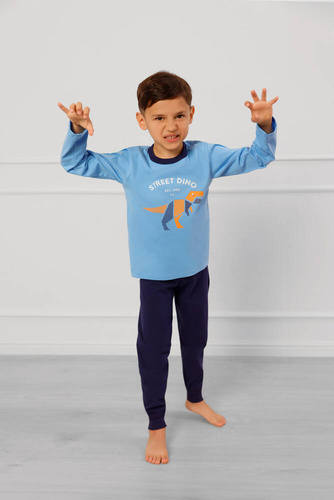 Rex Pijama de niño Italian Fashion - azul/azul