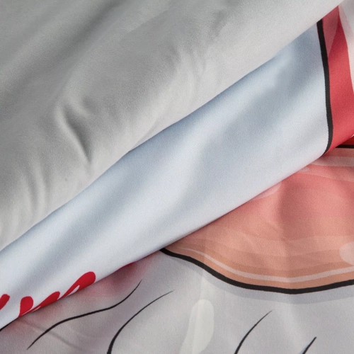 Beiner Ropa de cama de Navidad de microfibra Eurofirany - gnomo, gris, suave y de secado rápido