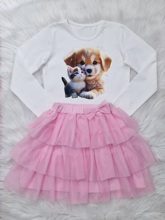 Friends Blusa infantil Bambarillo ecru- jersey | Comodidad y estilo