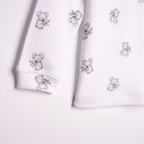 223036 Pijama infantil Figo Nicol 100% algodón blanca con puños