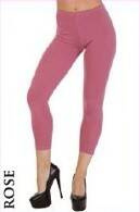 862 Leggings 3/4 De Lafense - rosa sucio