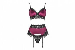 Conjunto Nahir Maroon Mujer LivCo Corsetti Moda