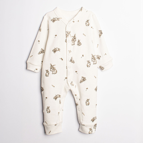 221032 Pijama enterizo para bebé Nicol 100% algodón manga larga