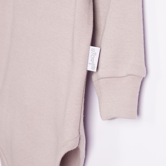 228096 Nicol FARMA Body para bebé gris manga larga Henley algodón