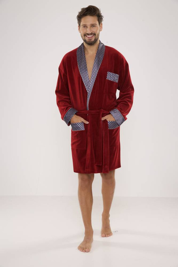 772 Bata de hombre Bonjour forex - granate