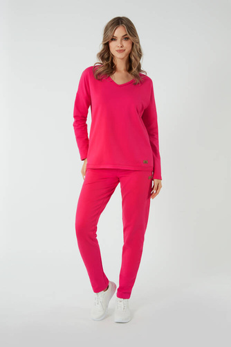 Stella Pantalones mujer Moda Italiana - fucsia
